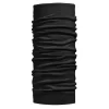 Buff Lightweight Merino Wool Tubular col solid black
