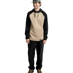 Burton Crown hoodie heren summit taupe true black