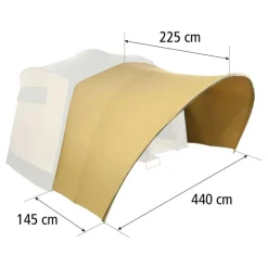 Sale Cabanon Luxe luifel 440 cm YKK rits