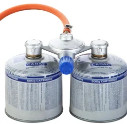 Discount Cadac Dual Power Pak gasdrukregelaar met slang