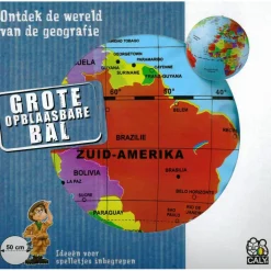 Outlet Caly Toys  Wereldkaart Original opblaasbare bal 50 cm