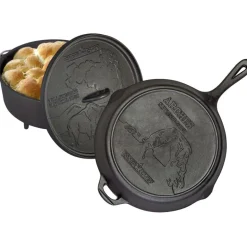 Clearance Camp Chef  Nationals Parks gietijzeren pannenset 3-delig