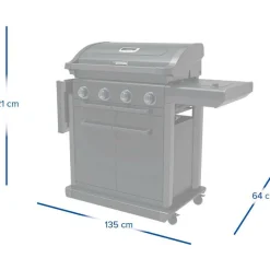 Campingaz 4 series Onyx S buitenkeuken black