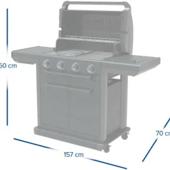 Campingaz 4 series Onyx S buitenkeuken black
