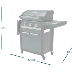 Sale Campingaz 3 Series Premium S buitenkeuken black grey