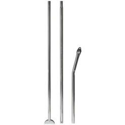 Discount Campking Aandrukstang gebogen staal 25 / 22 mm 170 - 250 cm