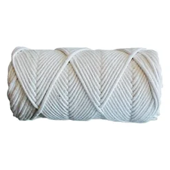 Clearance Campking Katoenen scheerlijn 100 meter white