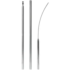 Campking Spanstok gebogen staal 22 / 19 mm 165 - 255 cm