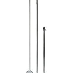 Best Campking Stormstok met voet staal 25 / 22 mm 170 - 250 cm