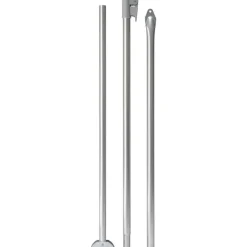 Campking Stormstok met voet aluminium 28 / 25 mm 170 - 260  cm QG