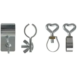 Campking Verandastang 3-delig staal 22 - 25 mm 170 - 340 cm