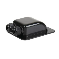 Carbest dakdoorvoer dubbel voor zonnepaneel black