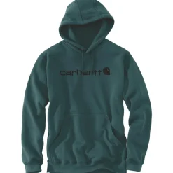Outlet Carhartt Marquette Logo hoodie heren greenstone