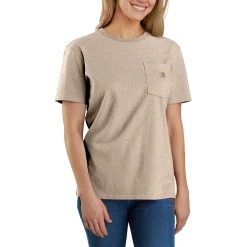 Carhartt Pocket shirt dames light taupe