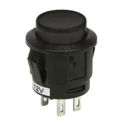 Carpoint drukschakelaar 12V zwart