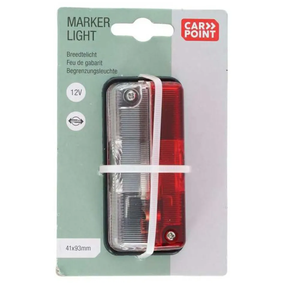 Carpoint 12V breedtelicht rood wit