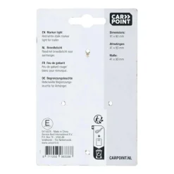 Carpoint 12V breedtelicht rood wit