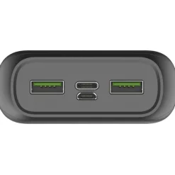 Discount Celly 20.000 Mah powerbank zwart