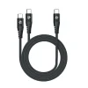 Celly USB-C-ingang oplaadkabel zwart 1,3 meter