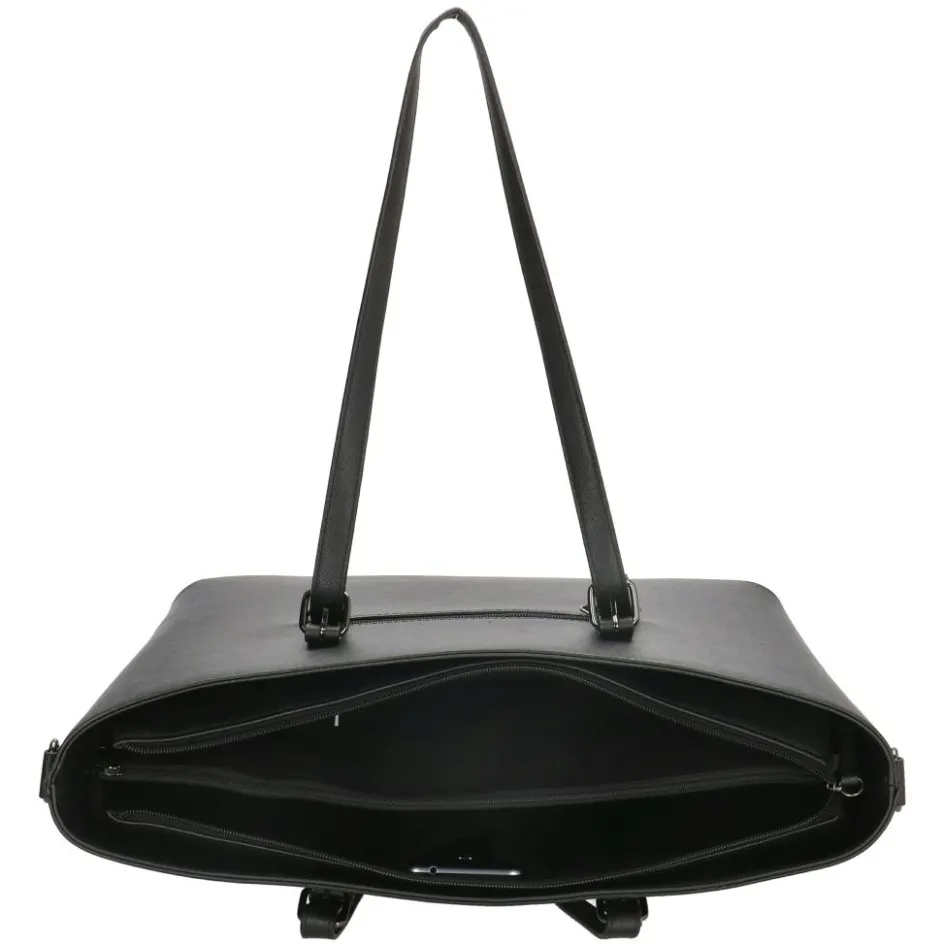 Charm London Birmingham 15,6 inch laptop schoudertas black