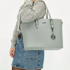 Sale Charm London  Birmingham 15,6 inch laptop schoudertas light grey