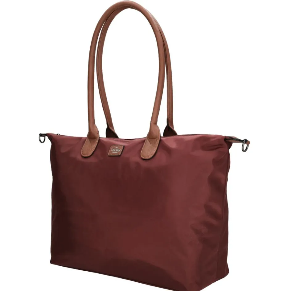 Sale Charm London Buckingham 15,6 inch laptop schoudertas bordeaux
