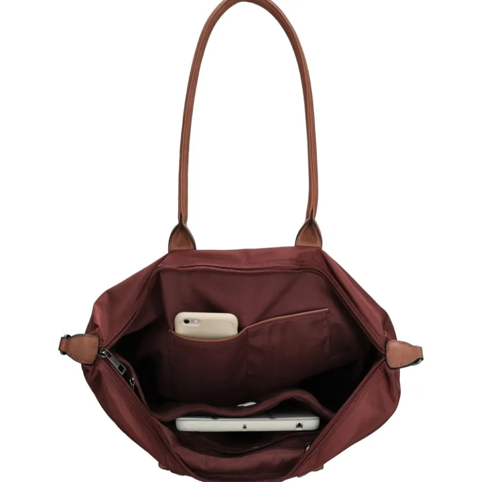 Sale Charm London Buckingham 15,6 inch laptop schoudertas bordeaux