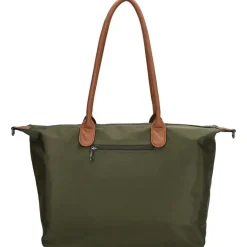 Charm London  Buckingham 15,6 inch laptop schoudertas olive green