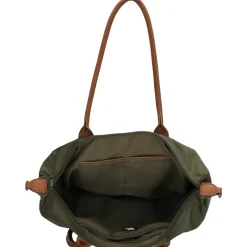 Charm London  Buckingham 15,6 inch laptop schoudertas olive green