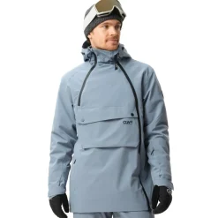 Hot ColourWear Foil anorak winterjas heren grey blue