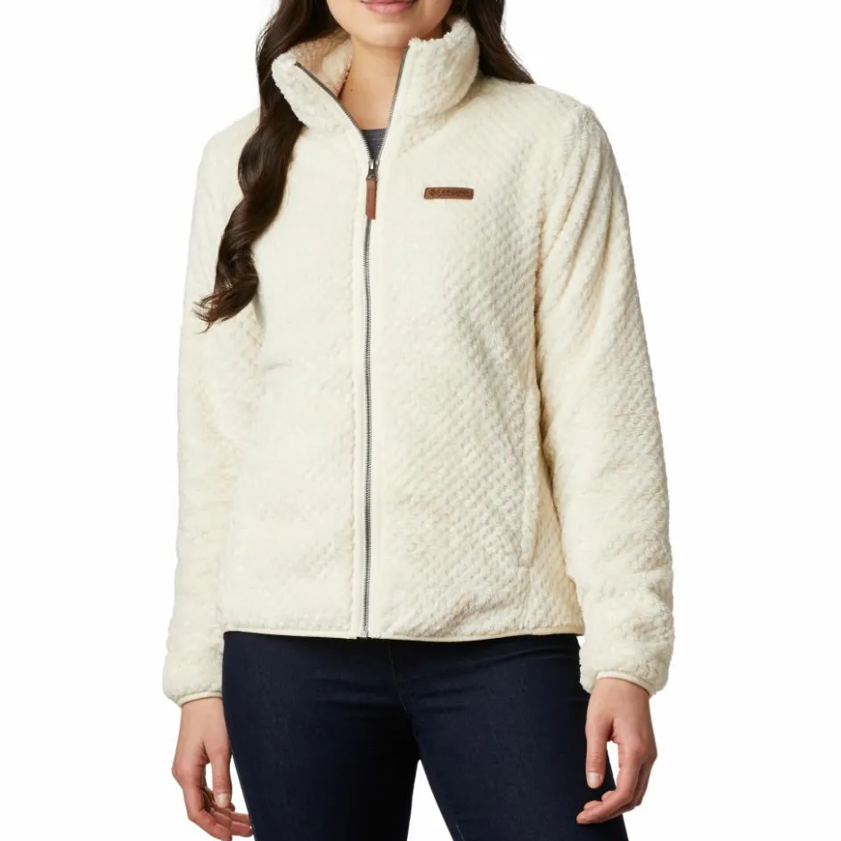 Columbia Fire Side II Sherpa fleece vest dames chalk