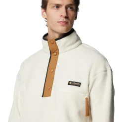 Clearance Columbia Helvetia II Half Snap fleece sweater heren chalk