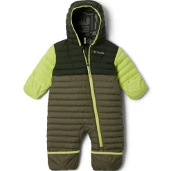Columbia Infant Powder Lite II Reversible Bunting skipak junior stone green greenscape voltage