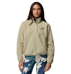 Columbia Jasper Ridge Pebble Half Snap sweater dames safari