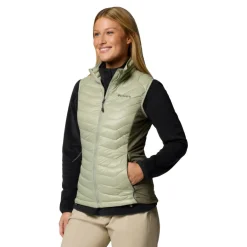 New Columbia Powder Pass II bodywarmer dames safari stone green