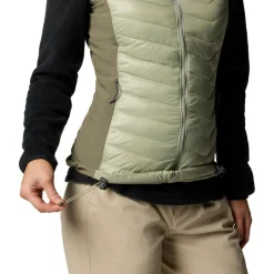 New Columbia Powder Pass II bodywarmer dames safari stone green