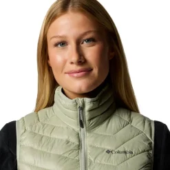 New Columbia Powder Pass II bodywarmer dames safari stone green