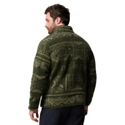 Online Columbia Rugged Ridge High Pile Half Zip sweater heren greenscape deschutes days