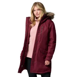 Discount Columbia Suttle Mountain parka outdoor jack dames rich wine