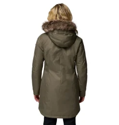 Columbia Suttle Mountain parka outdoor jack dames stone green