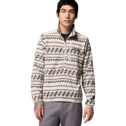 Columbia Sweater Weather II Printed Half Zip sweater heren dark stone knitknot