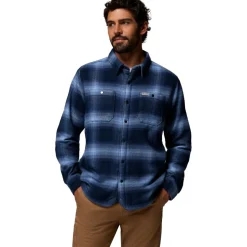 Sale Columbia Windward II overhemd heren collegiate navy