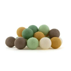 Cotton Ball Lights Outdoor lichtsnoer glamping forest