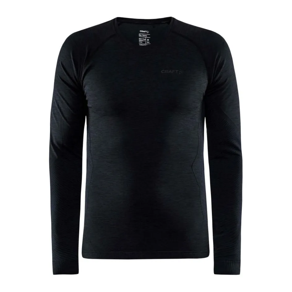 Hot Craft Core Dry Active Comfort LS thermoshirt heren black