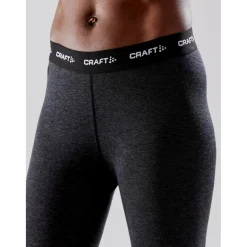 Hot Craft Core Wool Merino thermobroek dames black