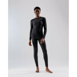 Hot Craft Core Wool Merino thermobroek dames black