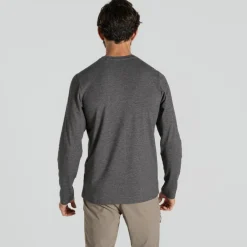 Craghoppers NosiLife Abel shirt heren black pepper marl