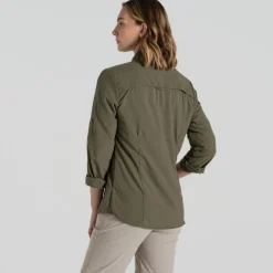 Craghoppers NosiLife Adventure III blouse dames wild olive