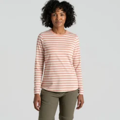 Online Craghoppers NosiLife Akona shirt dames clay stripe