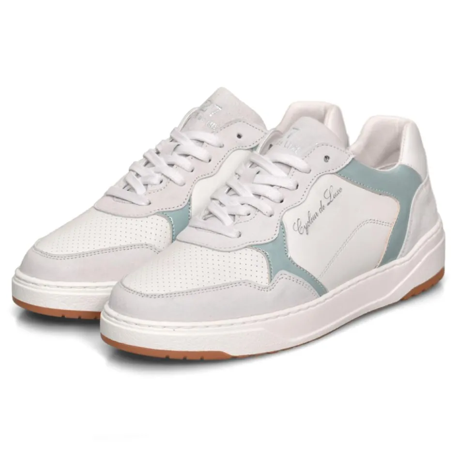 Cycleur De Luxe  Corncob schoenen dames white light blue